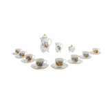 LUDWIGSBURG 19-piece mocha service for 8 persons 'flower bouquet', 20th c. - фото 1