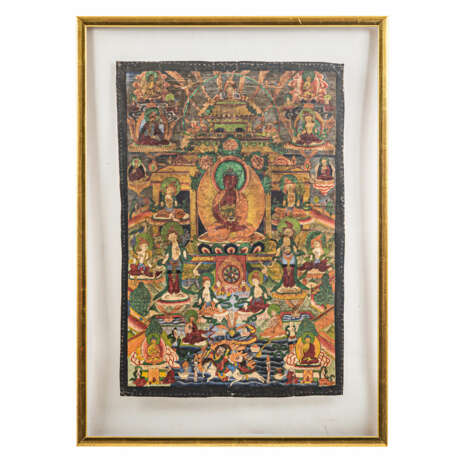 Thangka. NEPAL/TIBET, 20th c., - photo 1