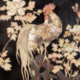 Pair of lacquer paintings "Hen" and "Rooster", CHINA, around 1880. - Foto 7
