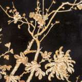 Pair of lacquer paintings "Hen" and "Rooster", CHINA, around 1880. - Foto 16