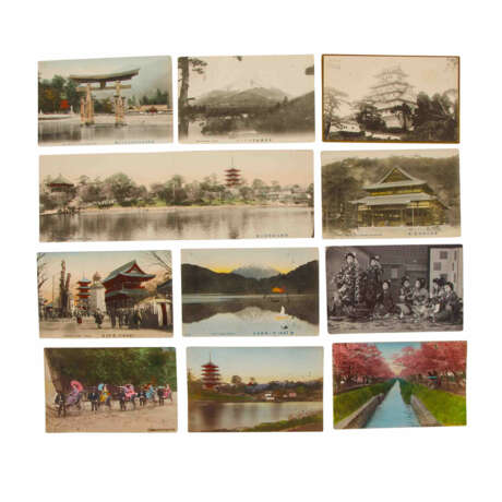 10 postcards from Japan, 1907-1909. - фото 2
