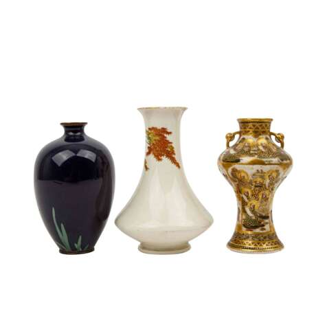 3 small vases, JAPAN, around 1900: - Foto 4