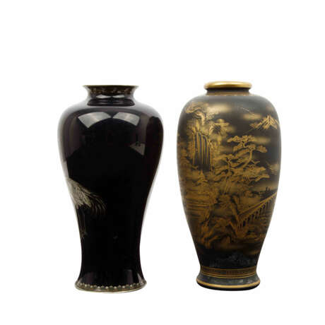 2 vases. JAPAN, around 1900: - фото 2