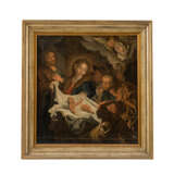 SOUTH GERMAN PAINTER OF THE 18th CENTURY "Birth of Christ - Foto 1