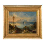 Painter of the 19th century "Cross on the lake - Foto 1