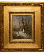 Эдуард Бем. BOEHM, EDUARD (1830-1890), "Hunter in snowy forest",
