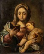 Carlo Marattа. FOLLOWER OF CARLO MARATTA, "Reading Madonna with Child",
