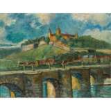 MEISENBACH, KARL (Carl, 1898-1976), "Würzburg, View over the Main River to the Marienberg Fortress", - фото 2