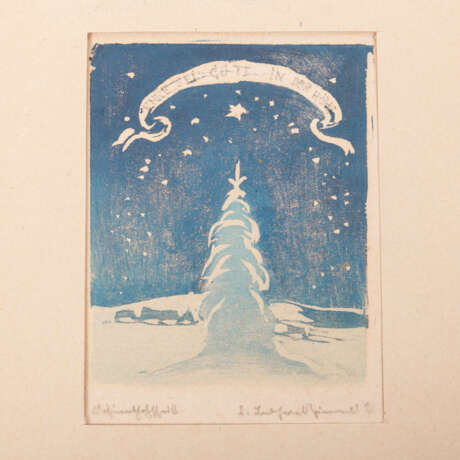 BUCHWALD-ZINNWALD, ERICH (1884-1972), 4 Christmas motifs, - photo 2