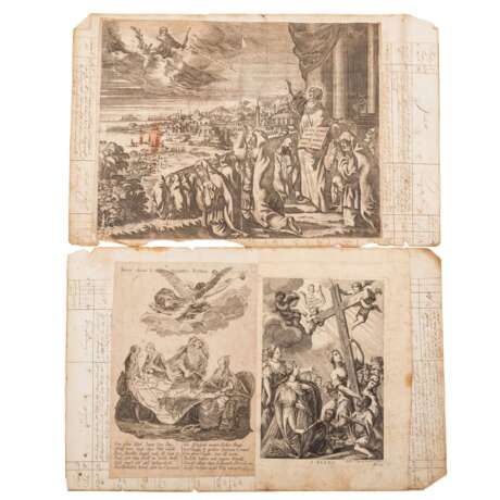 CONVOLUT ca. 80 prints, historical and religious motifs after Peter Paul Rubens, Michelangelo and others, - Foto 6