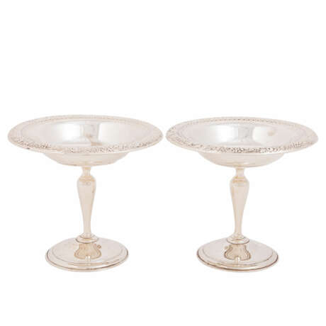 AMERICA Pair of offering bowls 'Tazza', sterling 925, early 20th c. - photo 1