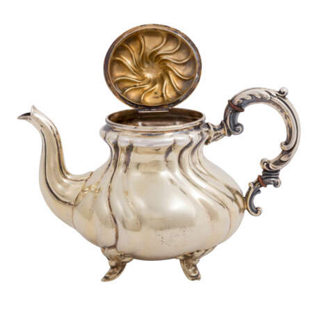Teapot, 835 silver gilded, 20th c. - Foto 2
