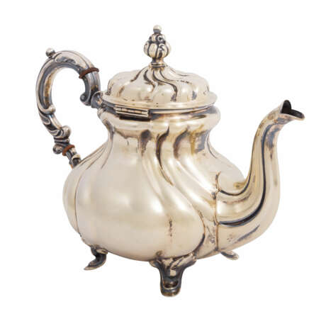 Teapot, 835 silver gilded, 20th c. - Foto 3