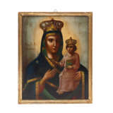 ICON "Crowned Mother of God and Child", Russia 19th c., - photo 1