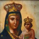 ICON "Crowned Mother of God and Child", Russia 19th c., - photo 3