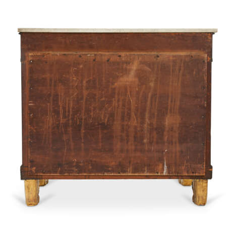 A CLASSICAL BRASS-MOUNTED AND ROSEWOOD-VENEERED MARBLE-TOP PIER TABLE - фото 5