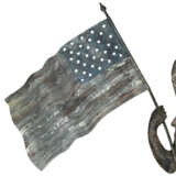 A MOLDED ZINC AND COPPER GODDESS OF LIBERTY WEATHERVANE - Foto 4