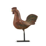 A CARVED AND PAINTED WOOD ROOSTER - photo 4