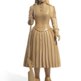 A CARVED MAPLE TOBACCO FIGURE OF ANNIE OAKLEY - фото 1