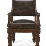 A RENAISSANCE REVIVAL CARVED OAK `UNITED STATES HOUSE OF REPRESENTATIVES` ARMCHAIR - photo 3