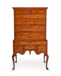 A QUEEN ANNE MAPLE HIGH CHEST-OF-DRAWERS