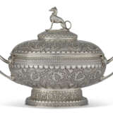AN AMERICAN SILVER TWO-HANDLED SOUP TUREEN AND COVER - photo 1