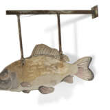 A LARGE CARVED AND PAINTED FISH MARKET SIGN - photo 2