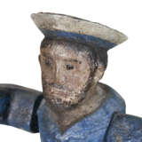 A CARVED AND PAINT-DECORATED SAILOR WHIRLIGIG - photo 5