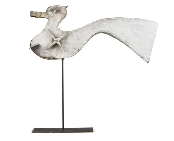 A CARVED AND PAINTED GULL WEATHERVANE - photo 1