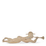 A CARVED WOOD WHALER WEATHERVANE - Foto 2