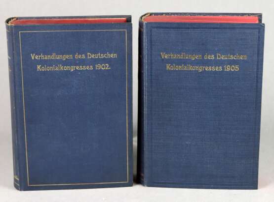 2 Bände Deutscher Kolonialkongress 1920/05 - photo 1