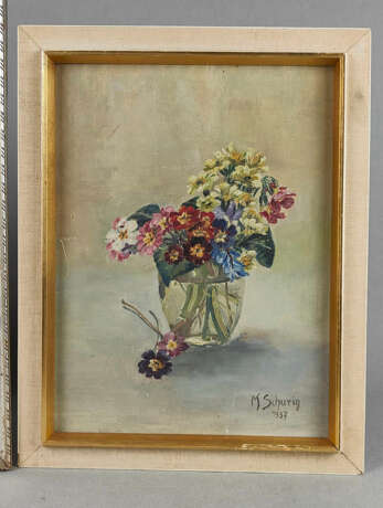 2 Blumen Stillleben - signiert 1936/37 - Foto 3