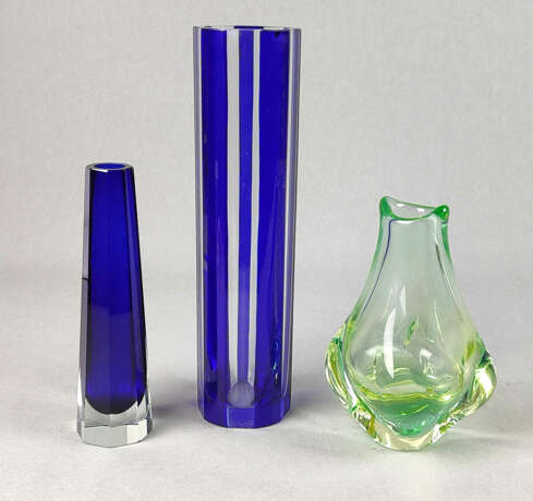 3 Kristall Vasen - photo 1