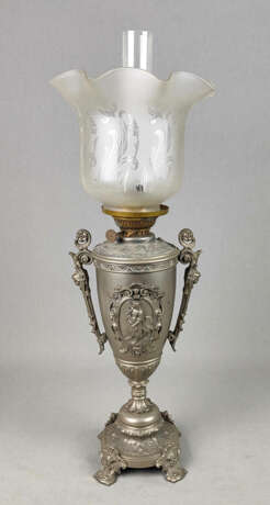 Zinn Petroleumlampe um 1890 - photo 1