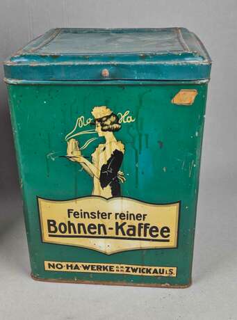 2 Kaffee Behälter NO-HA-Werke 1920er Jahre - Foto 3