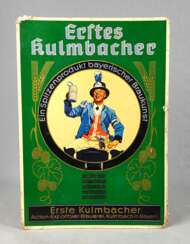 Werbeschild *Erstes Kulmbacher*