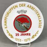 Ehrenteller 25 Jahre Kampfgruppen 1978 - фото 1