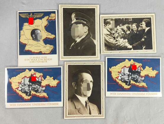 6 Propaganda Karten 1938/39 - Foto 1