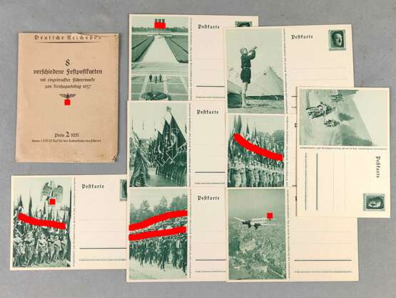 Satz Feldpostkarten mit Umschlag - фото 1