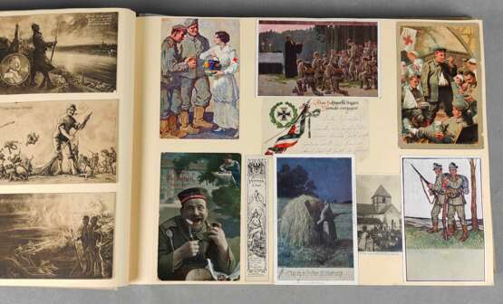 Album mit Militär Postkarten u.a. - photo 7