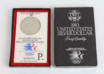 2 Olympic Dollar 1983