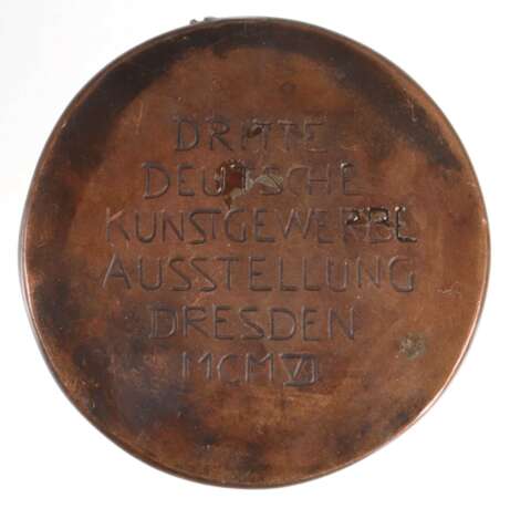 Bronzemedaille Kunstgewerbe Dresden 1906 - Foto 2