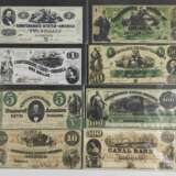 8 Banknoten Kopien USA 1861/62 - фото 1