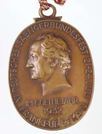 Medaille Deutscher Sängerbund 1932 - фото 1