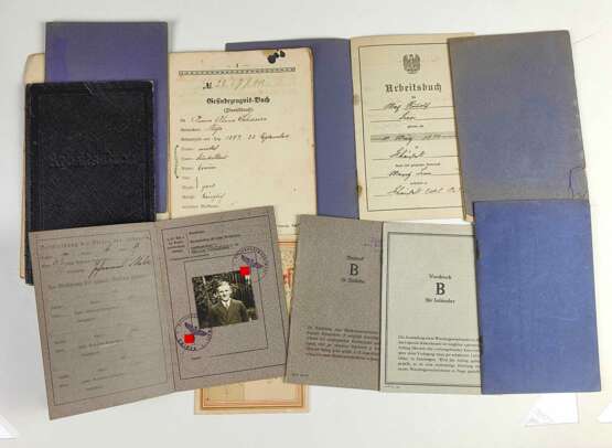 Arbeitsbücher und Lehrbrief 1902/54 - Foto 1