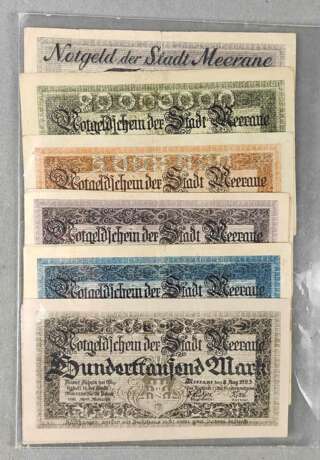 12x Notgeld Stadt Meerane 1923 - Foto 1