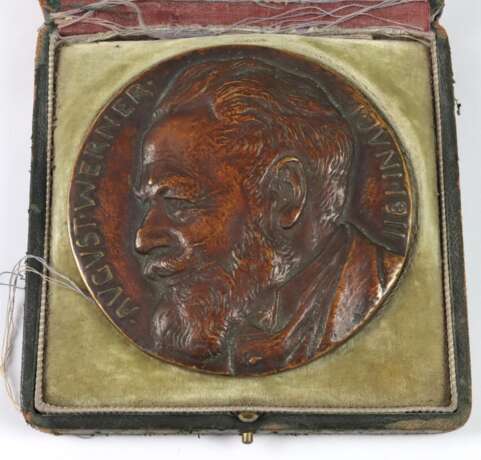 Bronze Medaille August Werner 1886-1911 - Foto 2