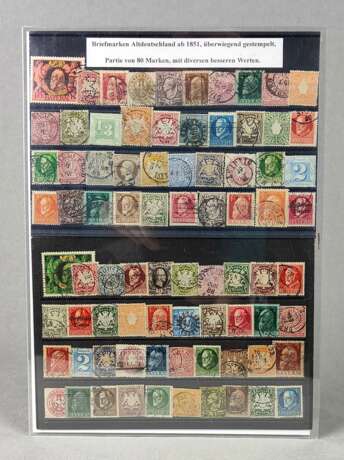 Briefmarken Altdeutschland ab 1851 - Foto 1