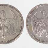 2 x 3 Mark Deutsches Reich 1924 - Foto 2