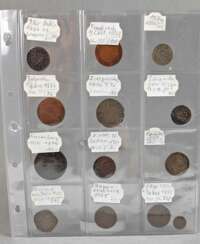 13 Kleinmünzen Ausland ab 1377/1945